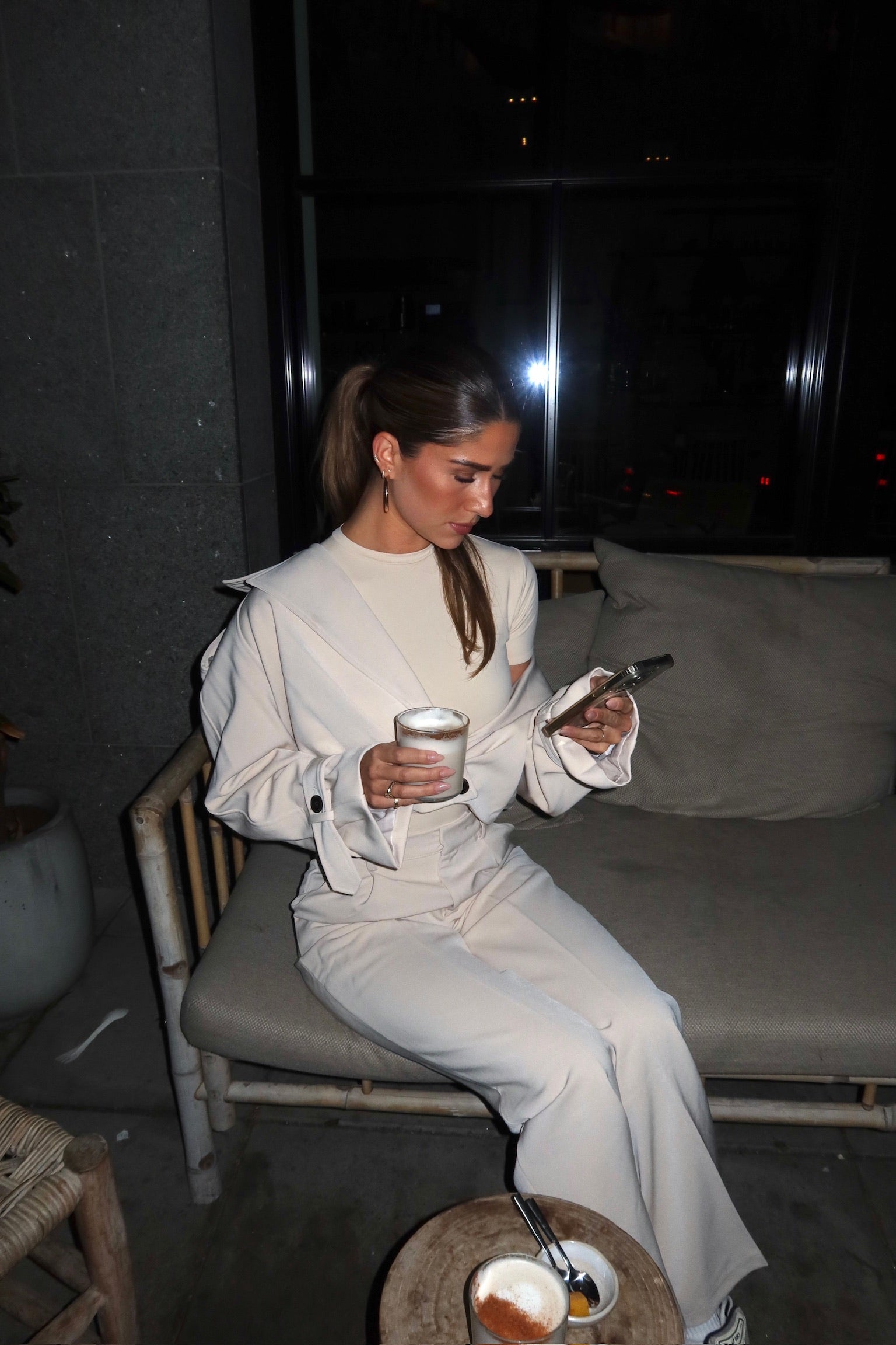 Classy co-ord beige women