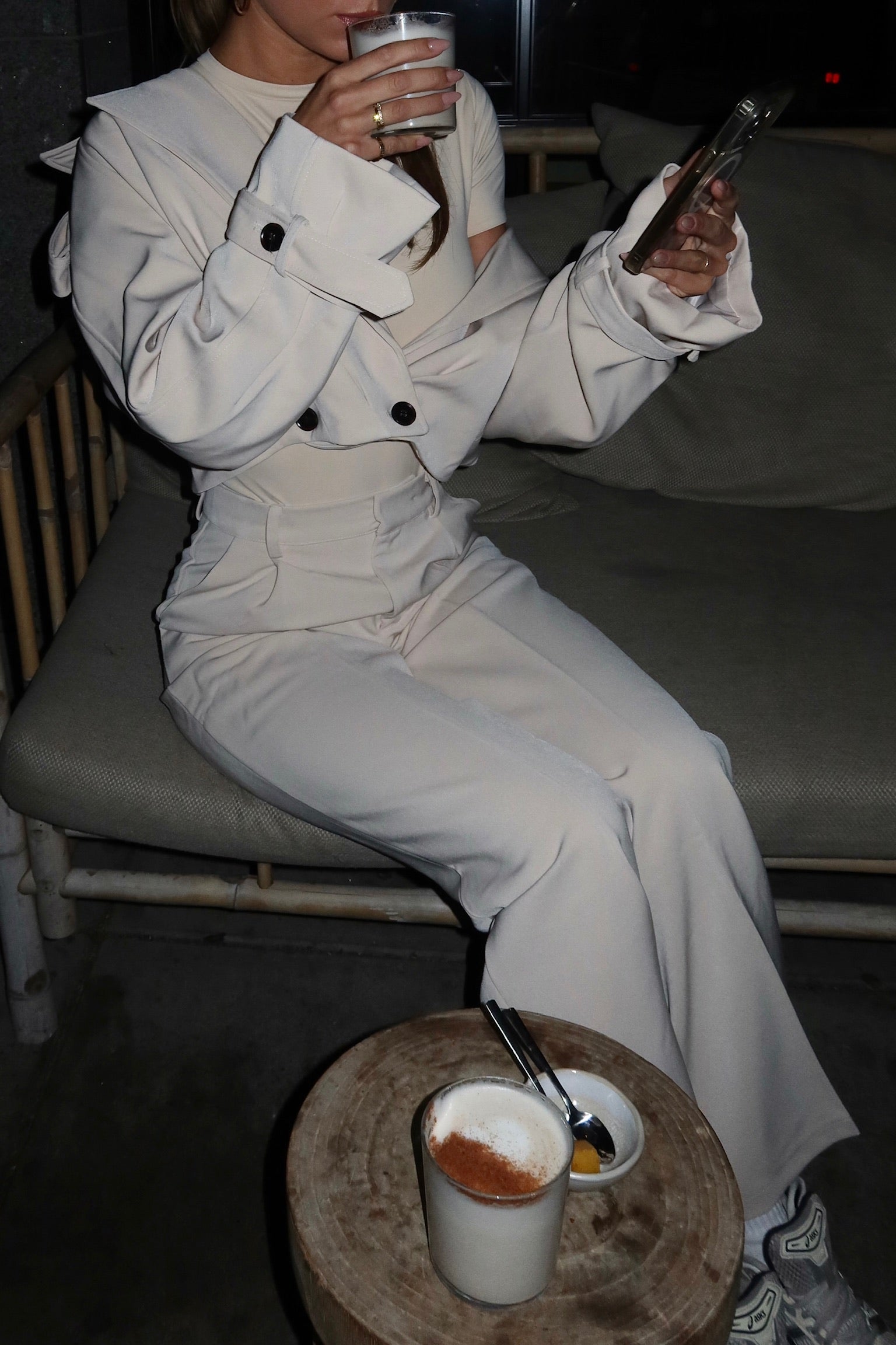 Classy co-ord beige women