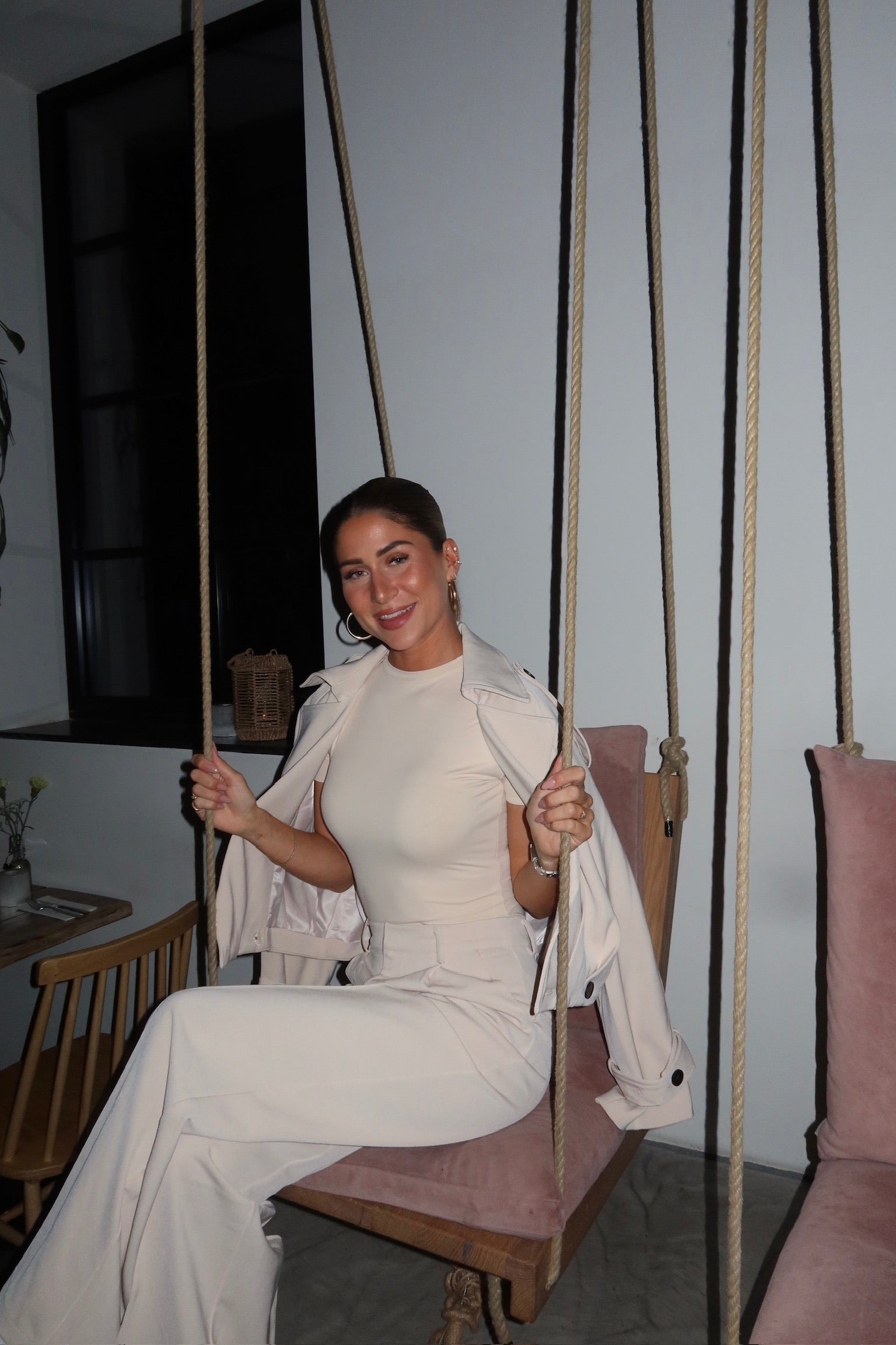 Classy co-ord beige women