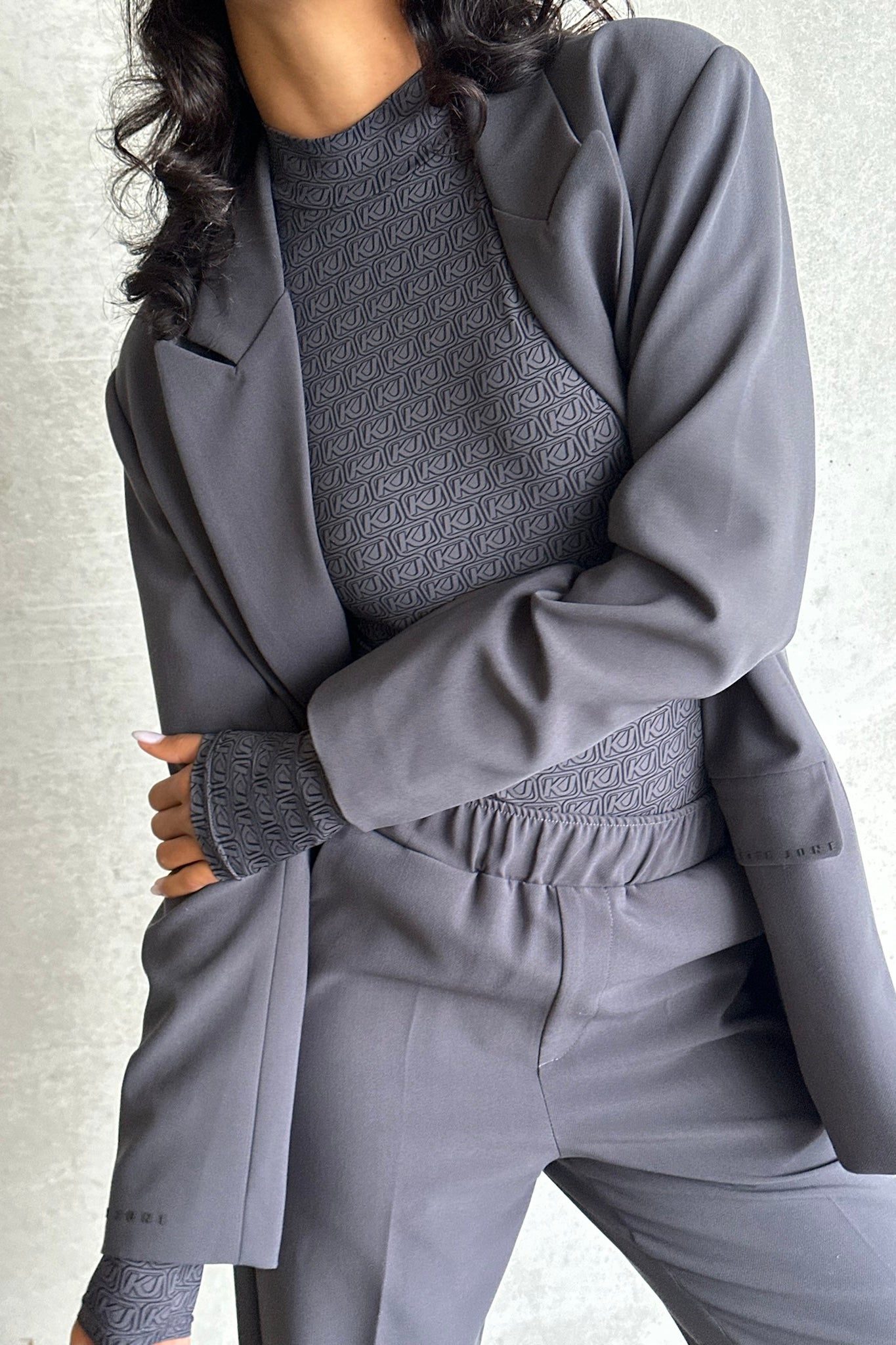 Co-ord dark grey women