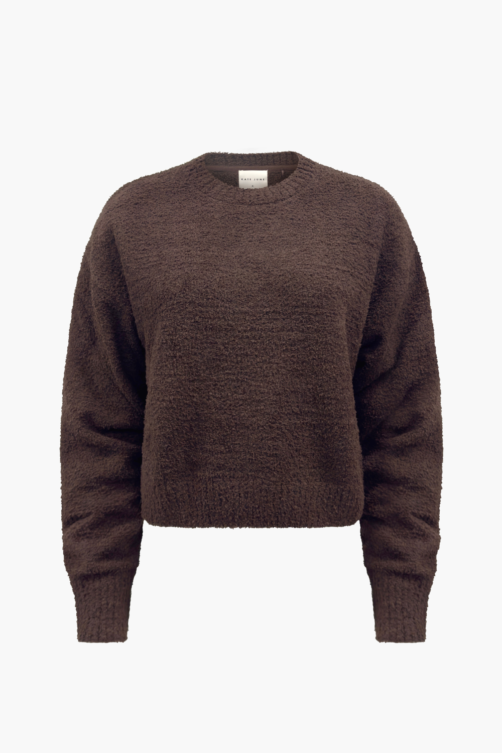 fluffy lounge pull choco brown women