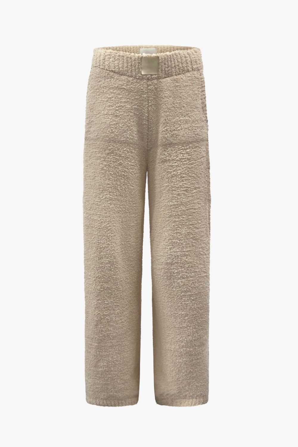 fluffy wide leg pants sand women
