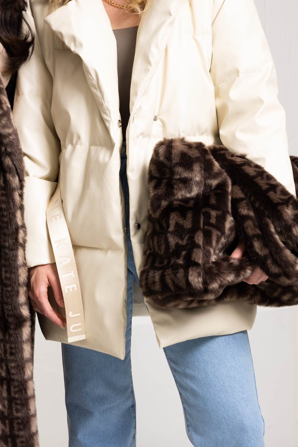 PU winter coat kit women