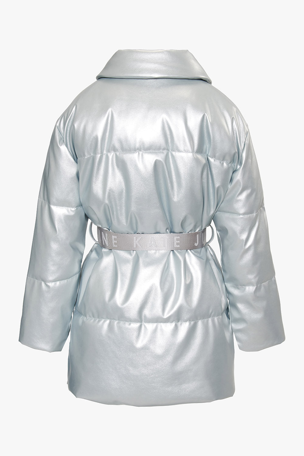 PU winter coat metallic women