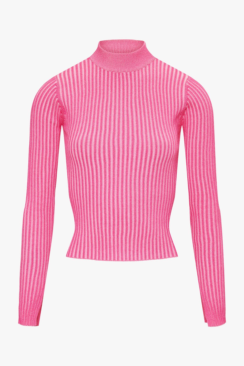 THE CONTRAST RIB PULL PINK women — KATE JUNE