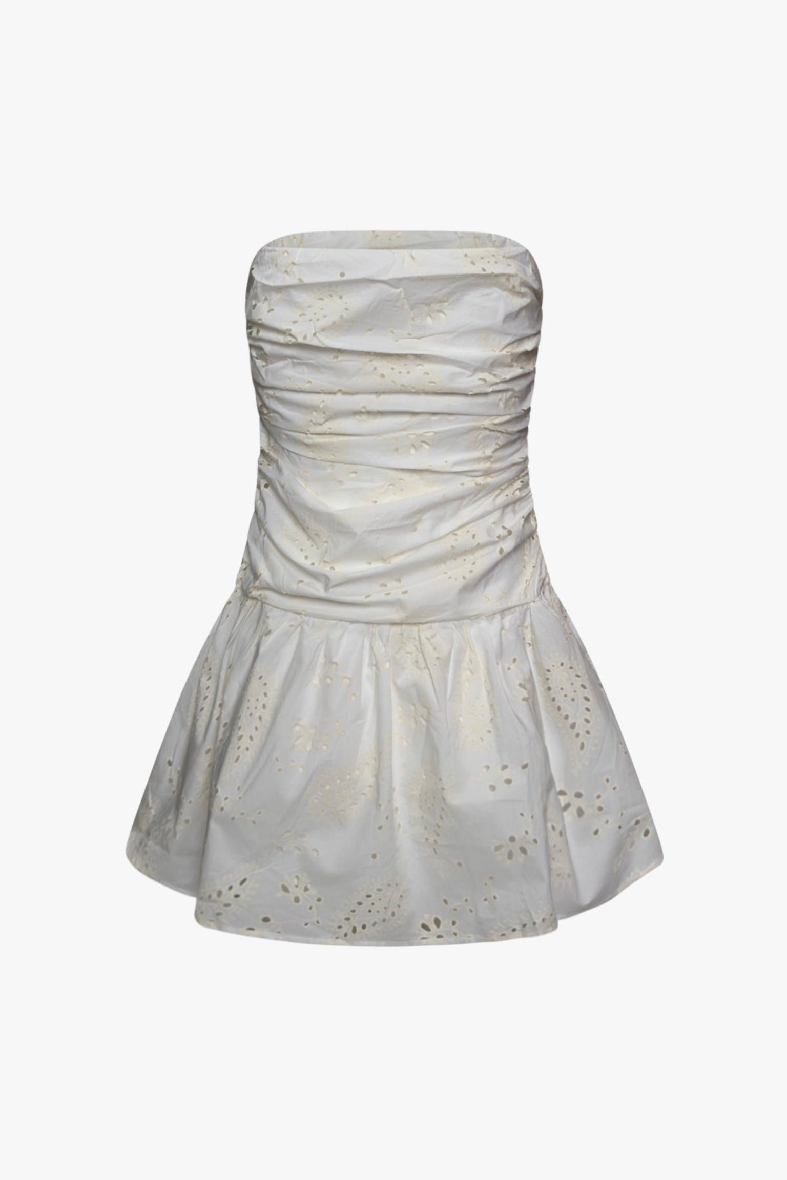 THE EMBROIDERED MINI DRESS OFF-WHITE women — KATE JUNE
