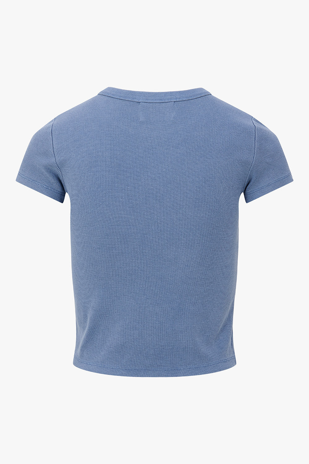 Garment dyed tee blue women