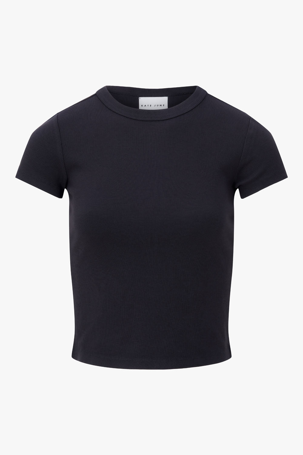 Garment dyed tee dark grey women