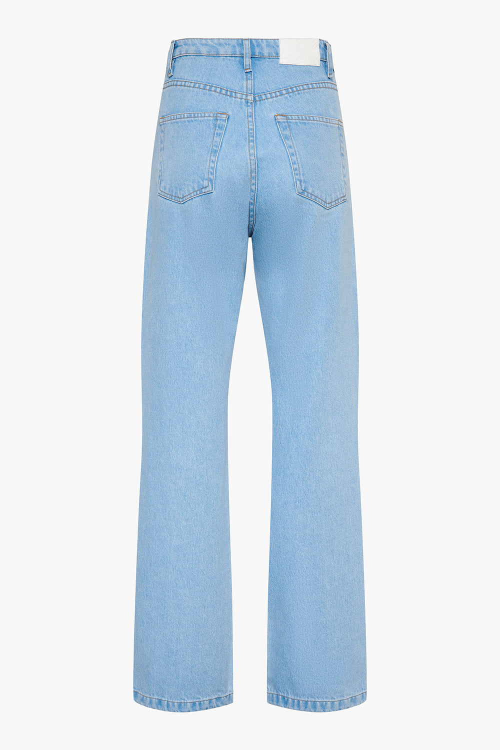 Straight leg jeans bleached women
