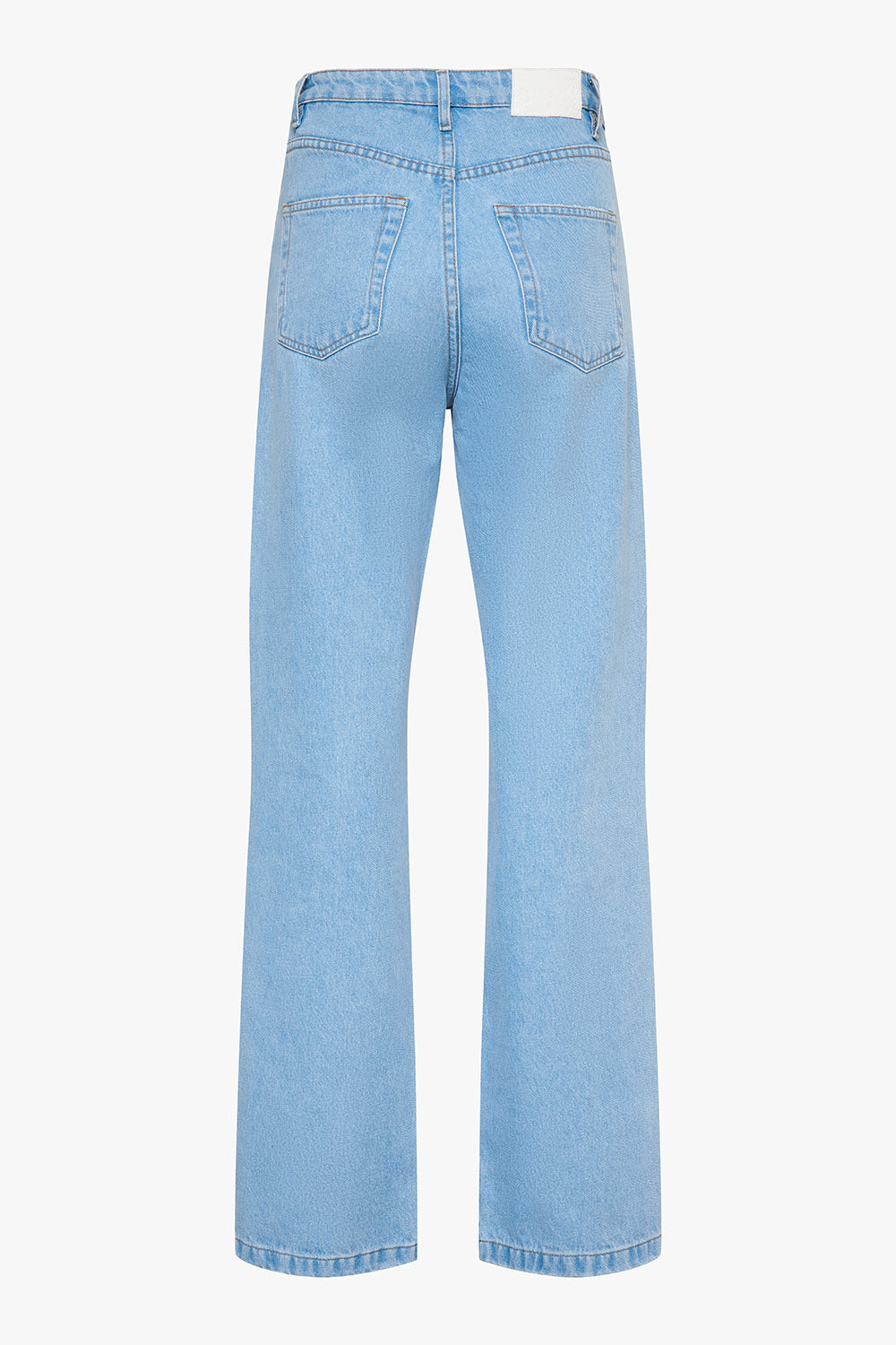 Straight leg jeans damaged women