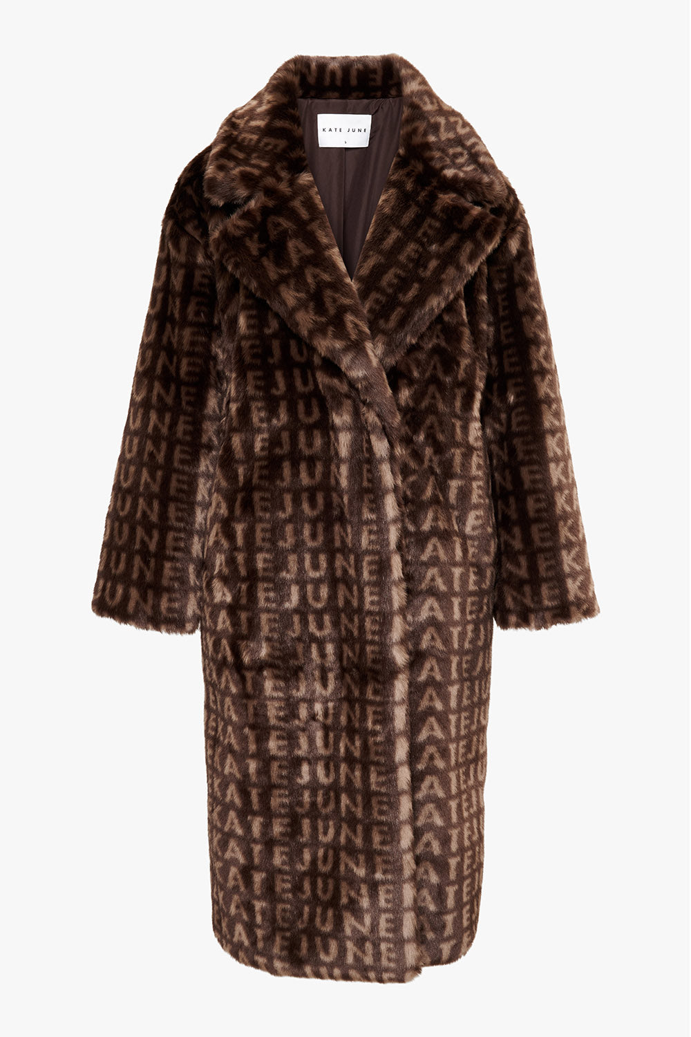 Fur coat brown