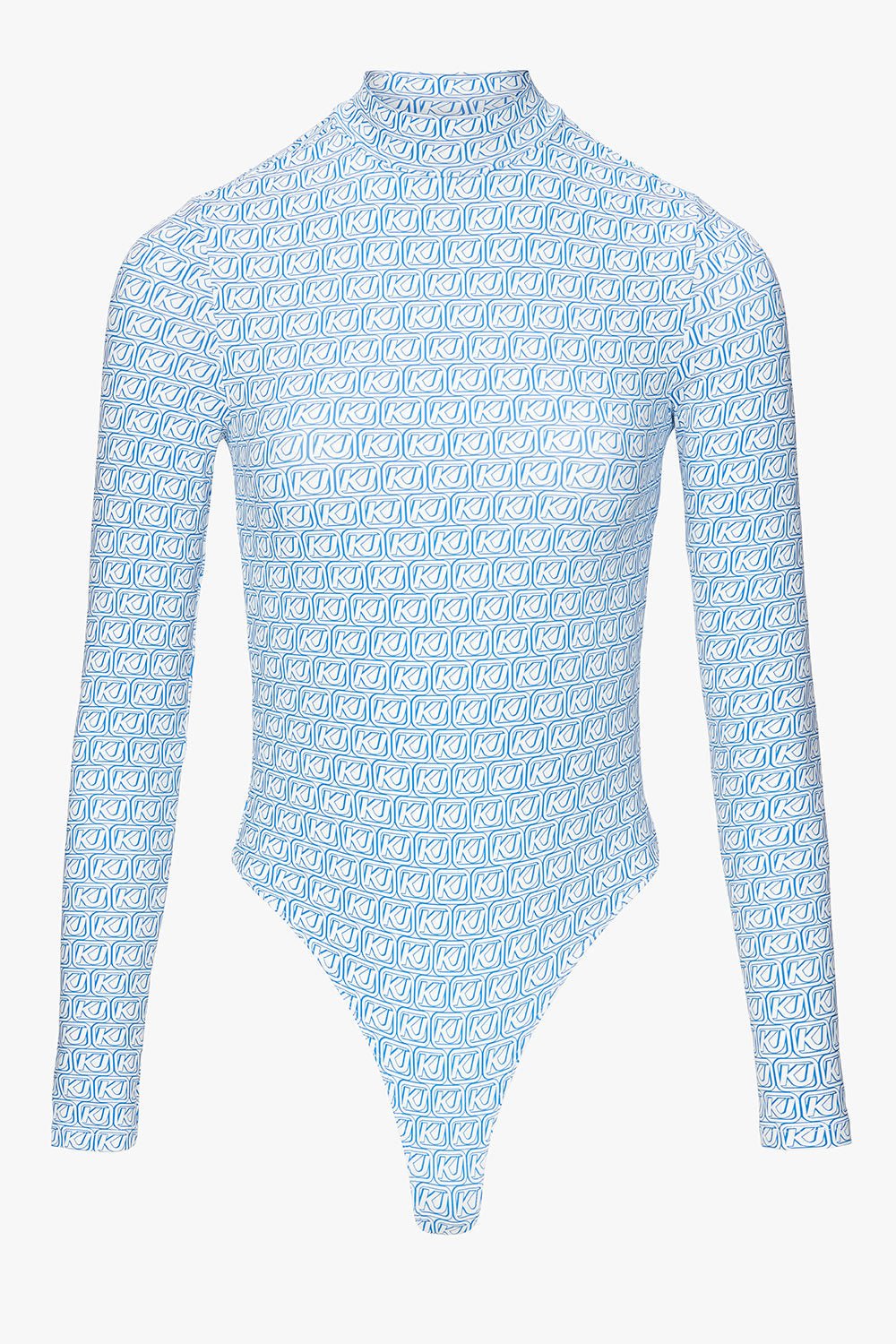THE MOCK NECK BODY BLUE AOP women — KATE JUNE