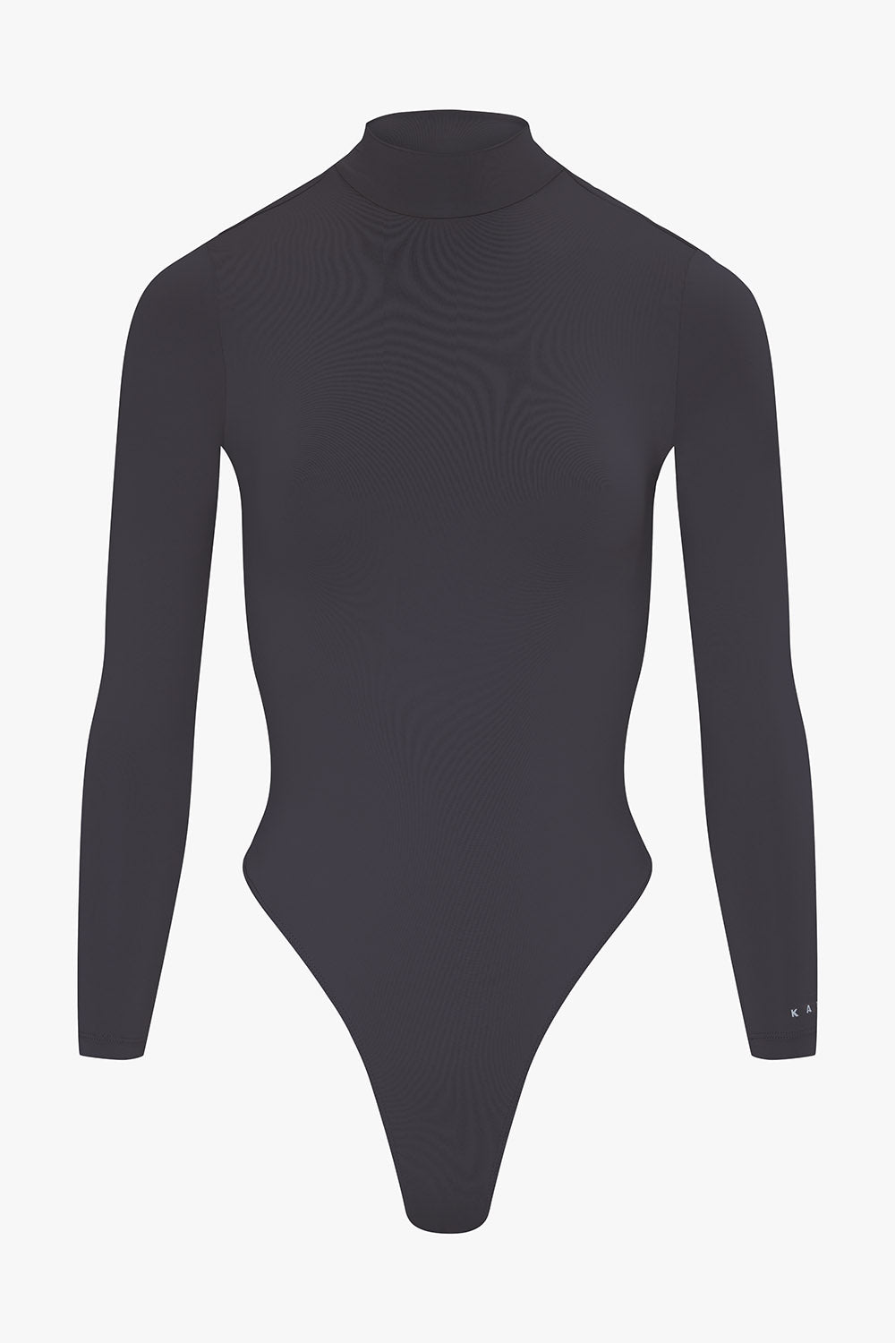 Mock neck body grey women