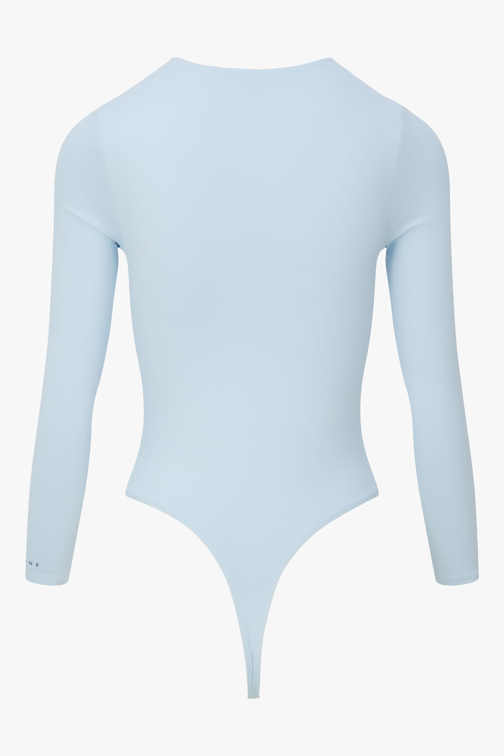 Round neck body ice blue women
