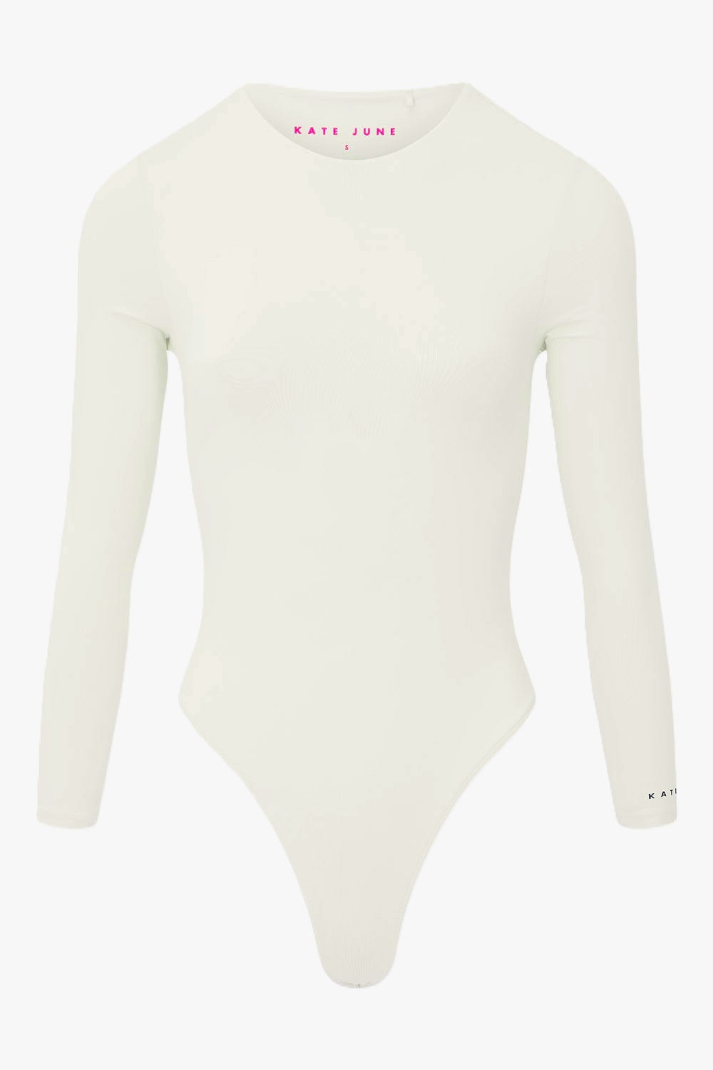 Round neck body off-white women