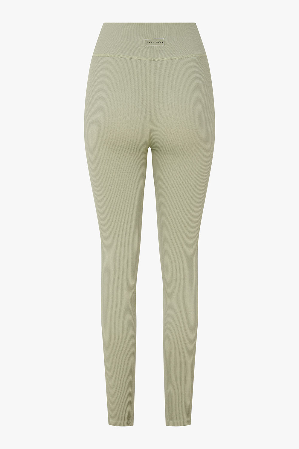 Seamless gym set army green women