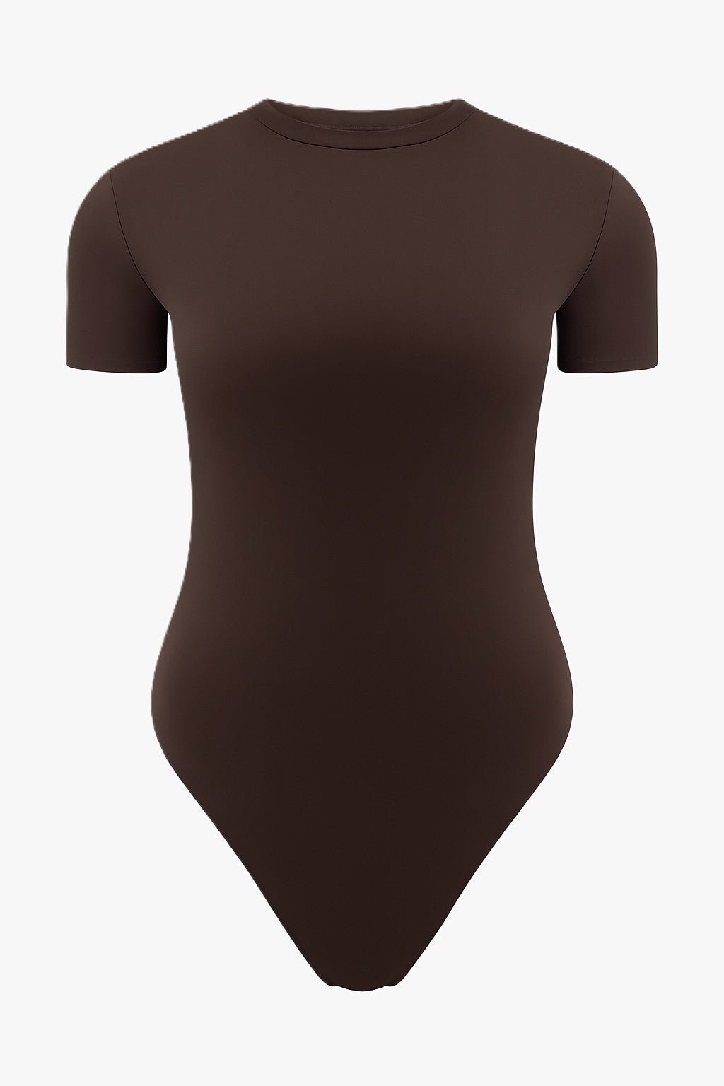 THE SHORT SLEEVE COLLAR BODY CHOCO BROWN women — KATE JUNE