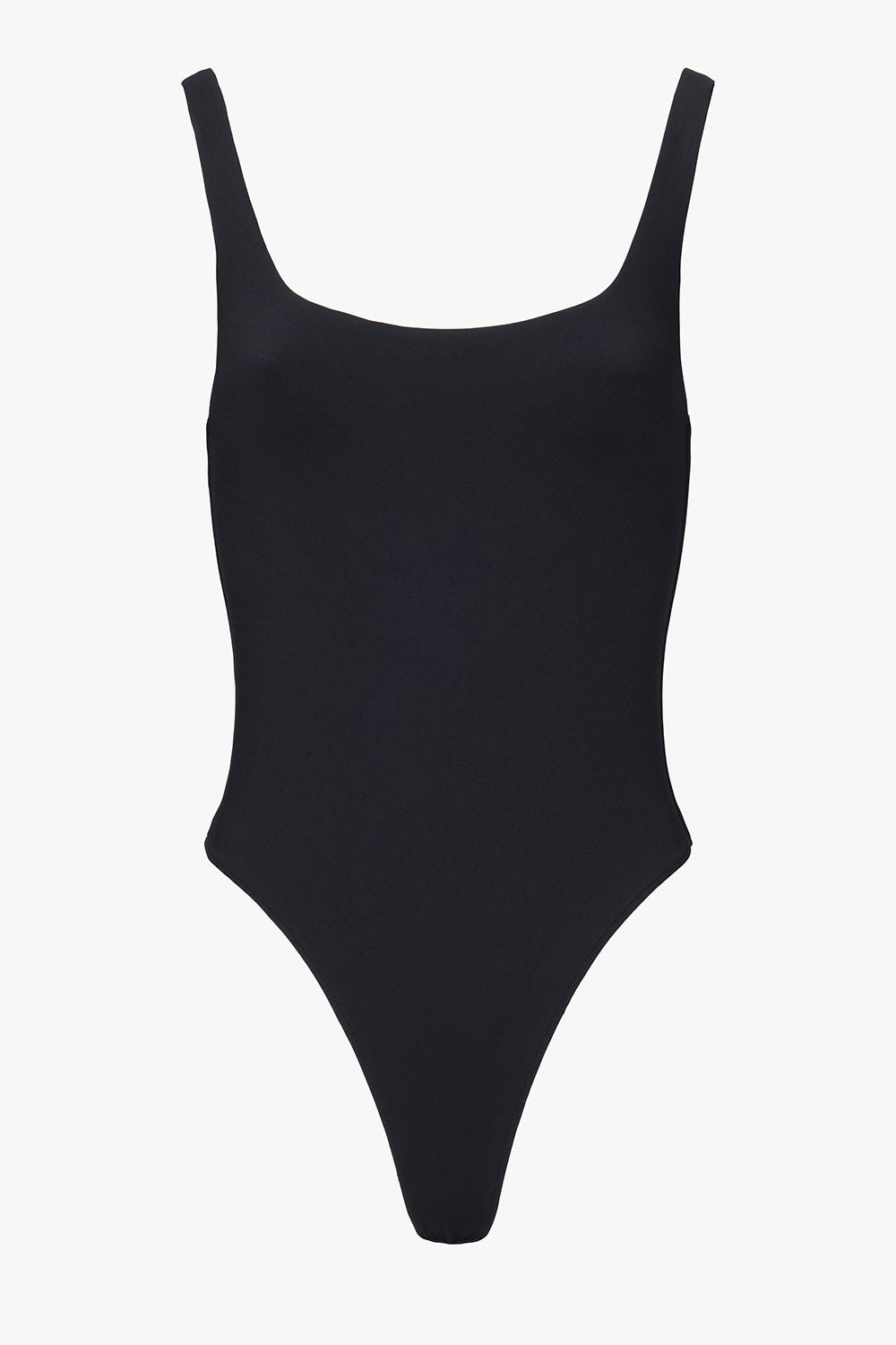 Sleeveless square neck body black women