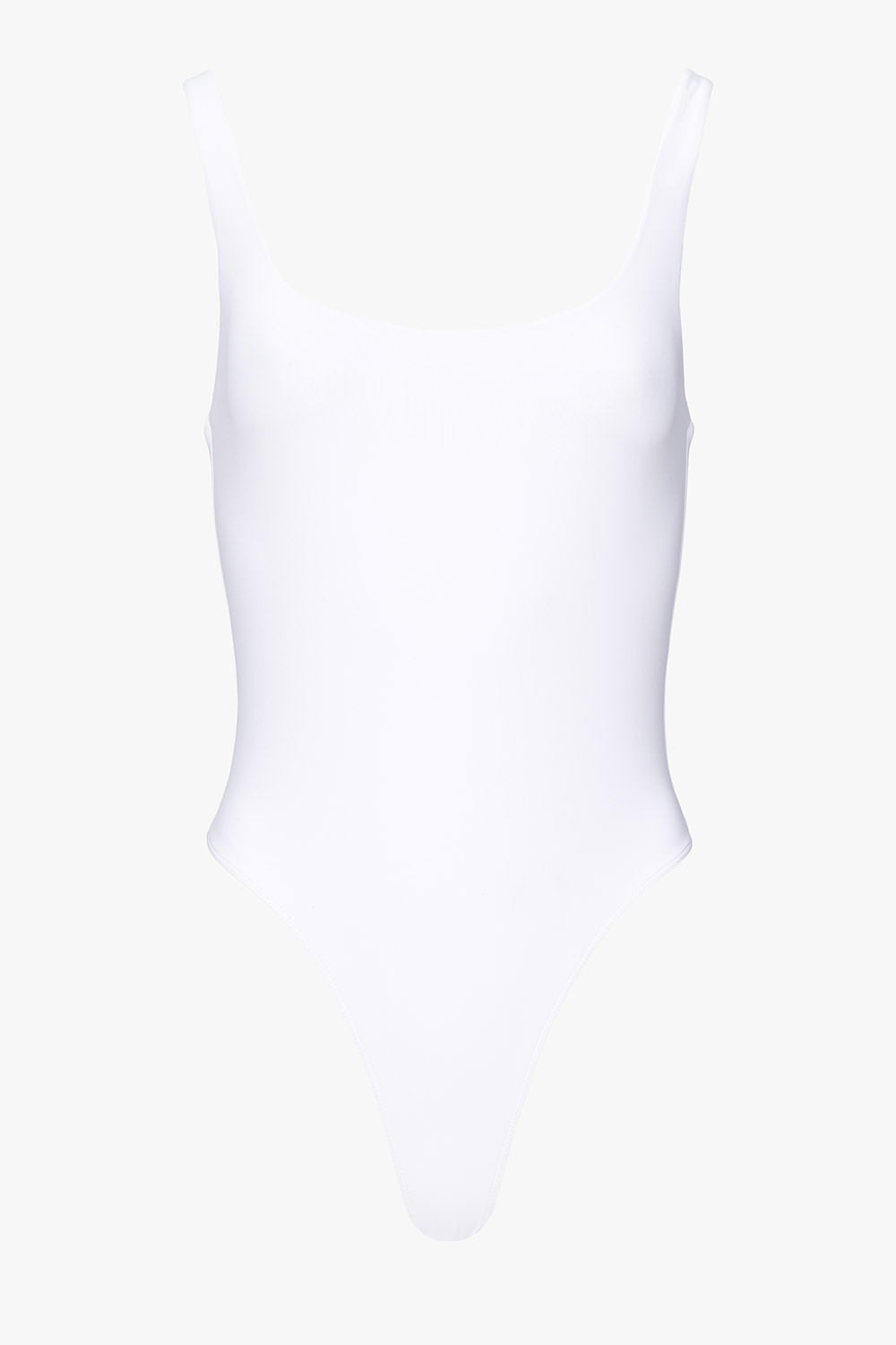 Sleeveless square neck body white women