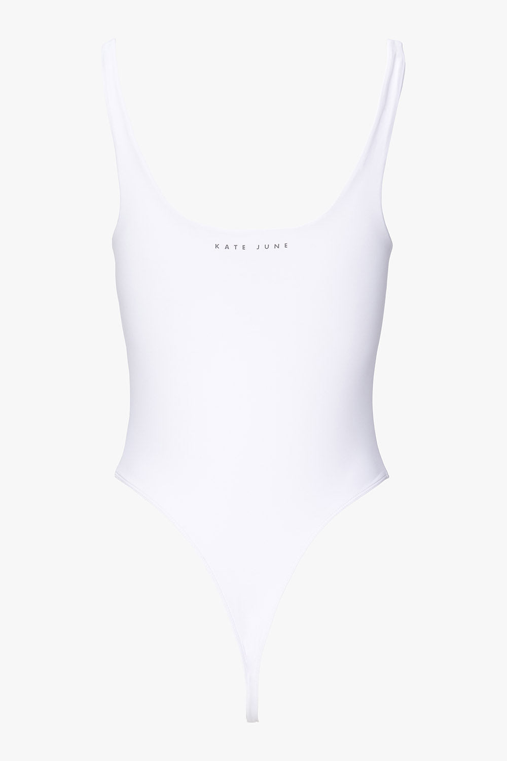 Sleeveless square neck body white women