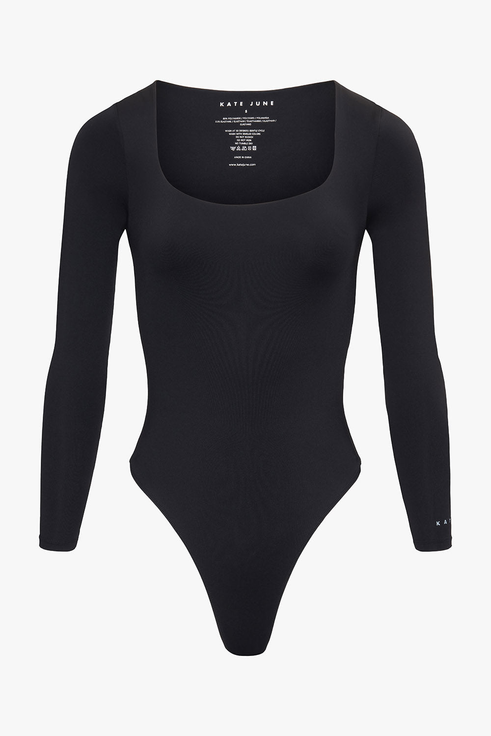 Square neck body black women