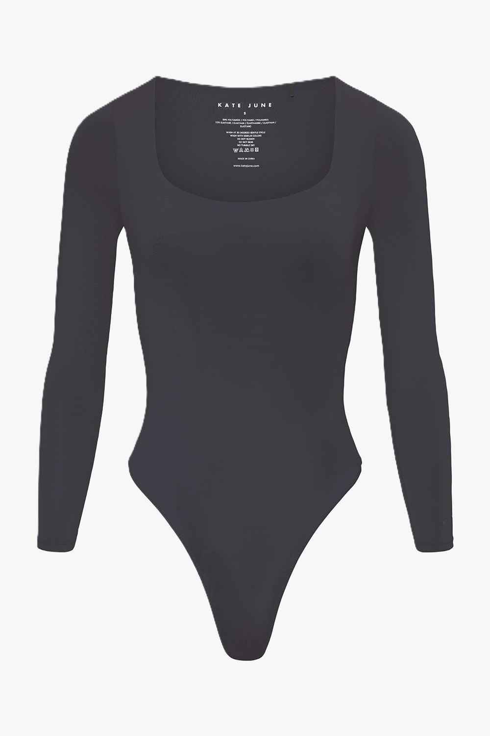 Square neck body grey women