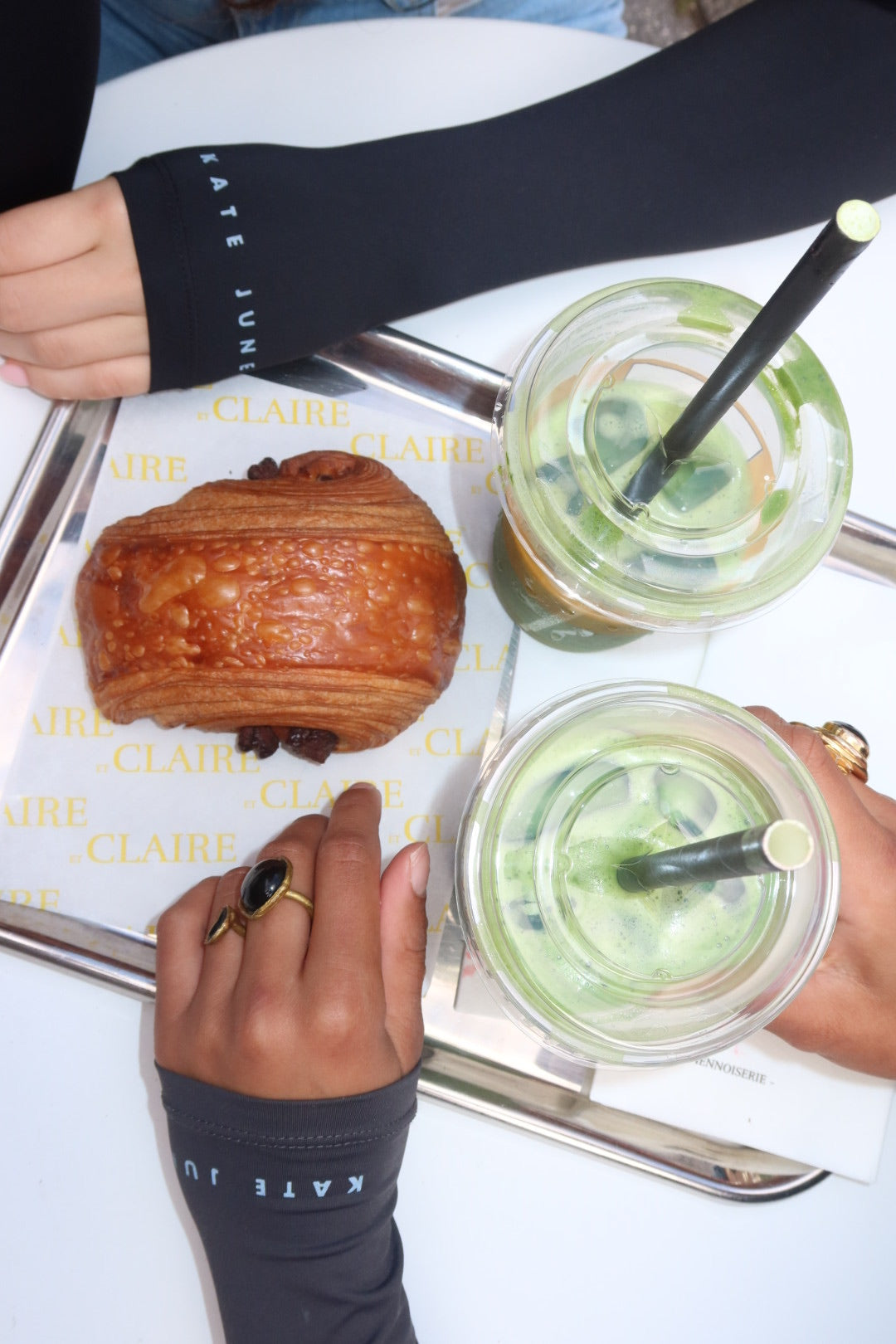 Square neck body grey and black women