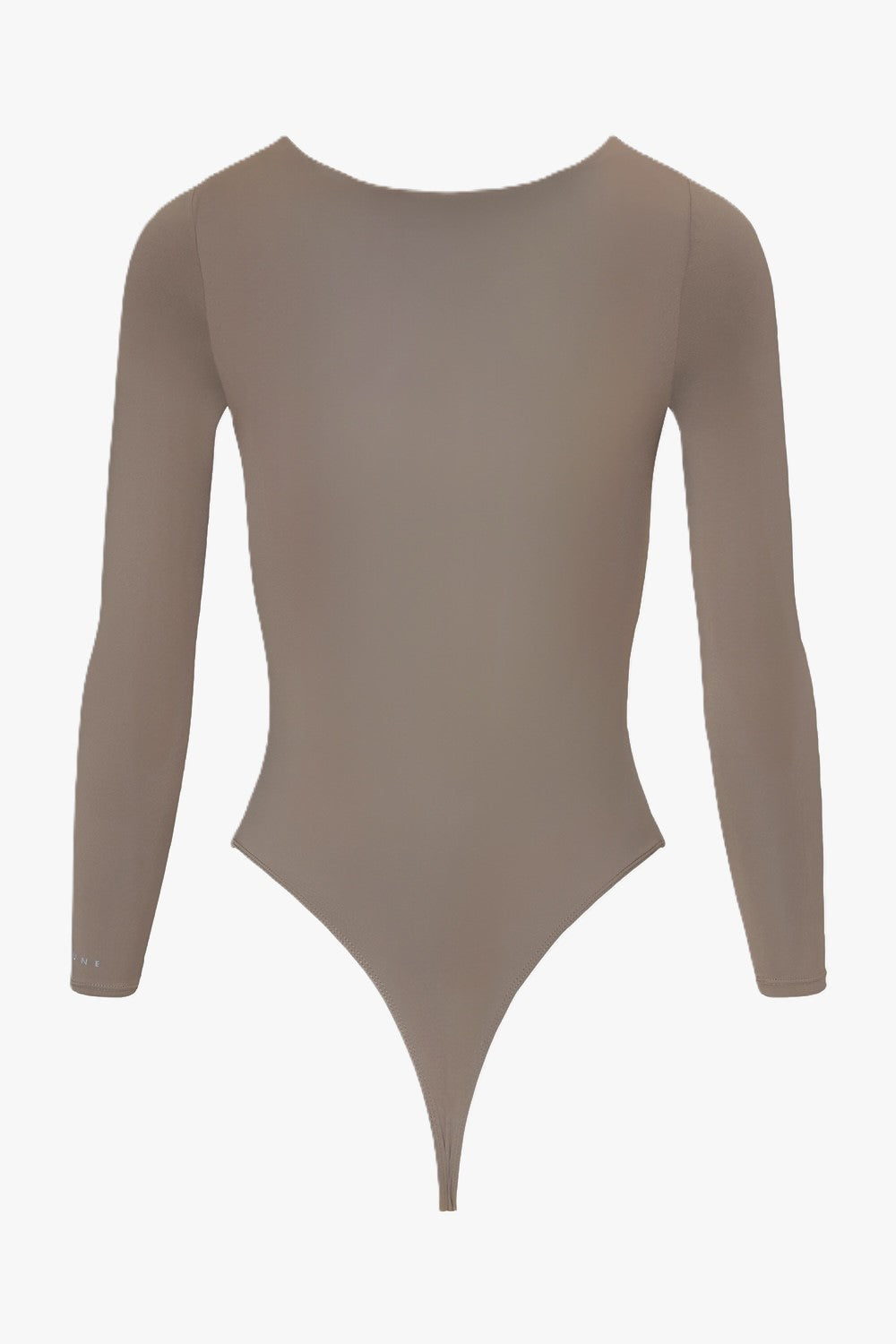 Square neck body taupe women