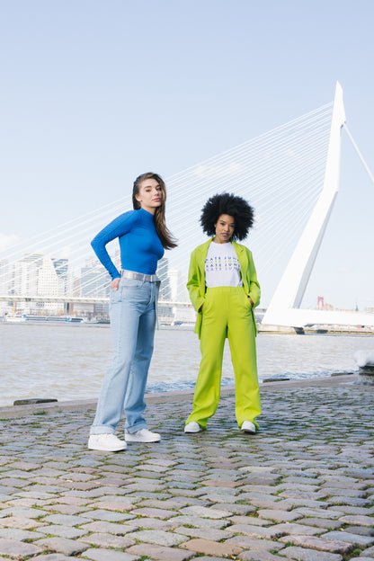 THE STRAIGHT FIT SUIT PANTS