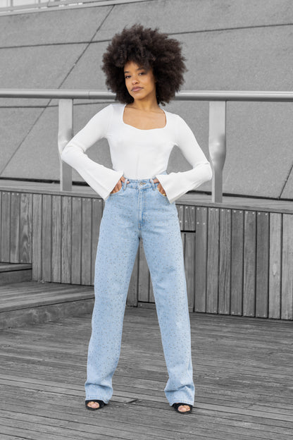 THE KNITTED HEARTSHAPE TOP
