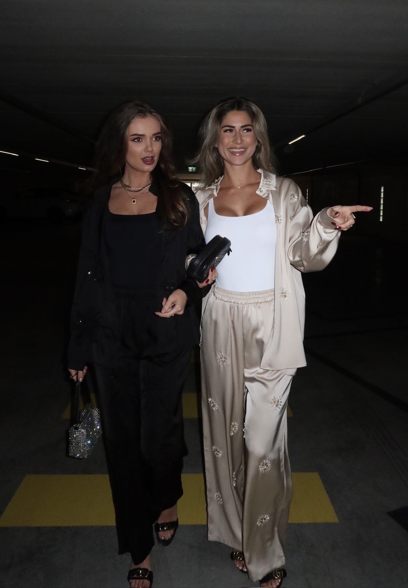 THE SATIN STRAIGHT LEG PANTS