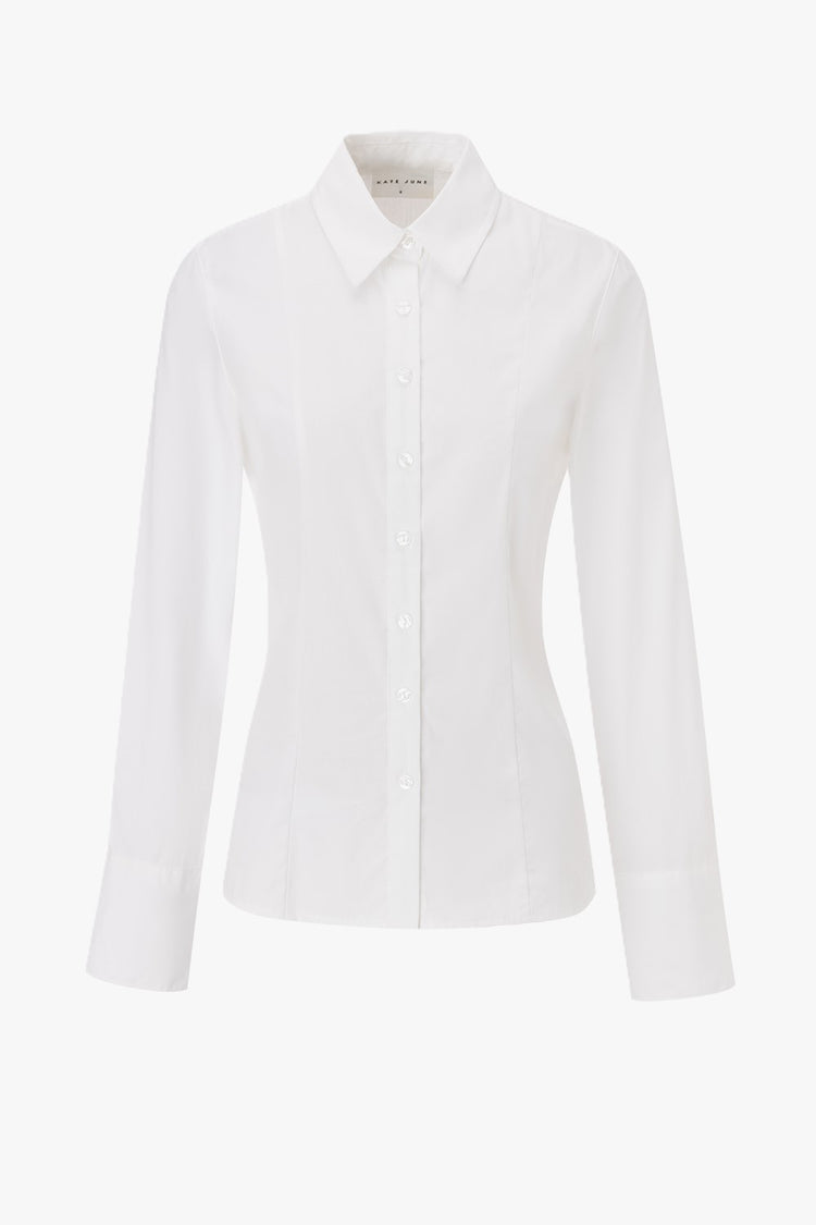 THE FITTED STRAP BLOUSE