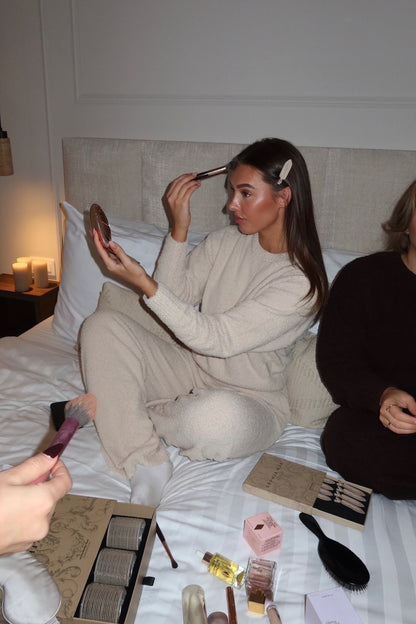 fluffy lounge pull sand women