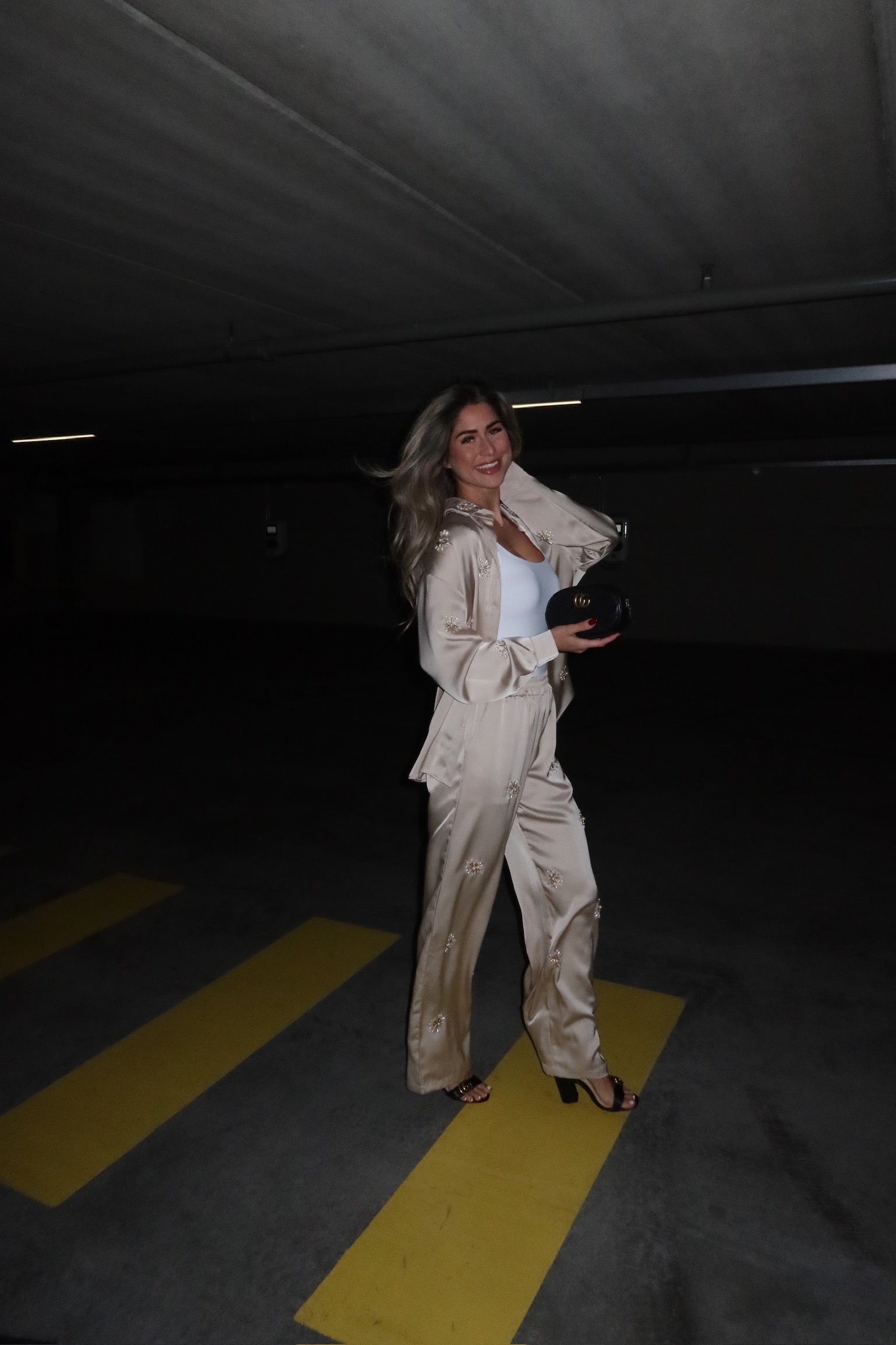 THE SATIN STRAIGHT LEG PANTS