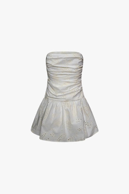 THE EMBROIDERED MINI DRESS
