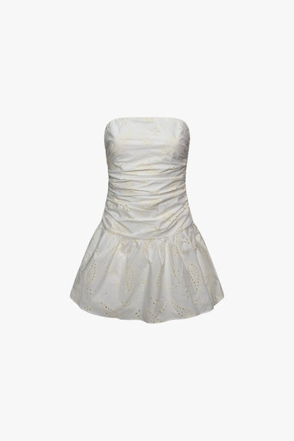 THE EMBROIDERED MINI DRESS