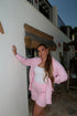 Pink summer co-ord set women