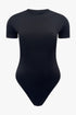 Short sleeve collar body black women