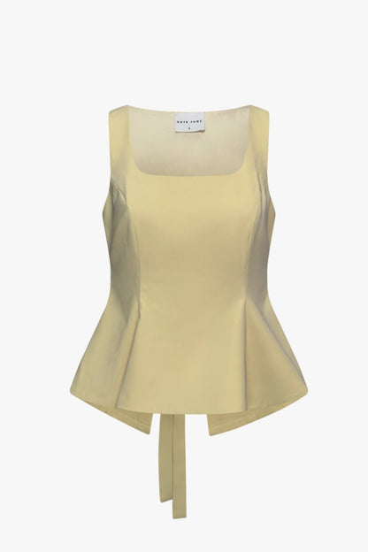 THE CLASSIC BOW TOP BUTTER YELLOW women — KATE JUNE