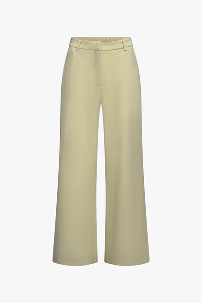 THE CLASSIC SUIT PANTS BUTTER YELLOW women — KATE JUNE