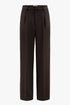 THE CLASSIC WIDE LEG PANTS CHOCO BROWN women — KATE JUNE