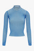 THE CONTRAST RIB PULL BLUE women — KATE JUNE