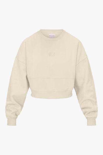 THE CROPPED LOGO SWEAT