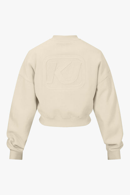 THE CROPPED LOGO SWEAT