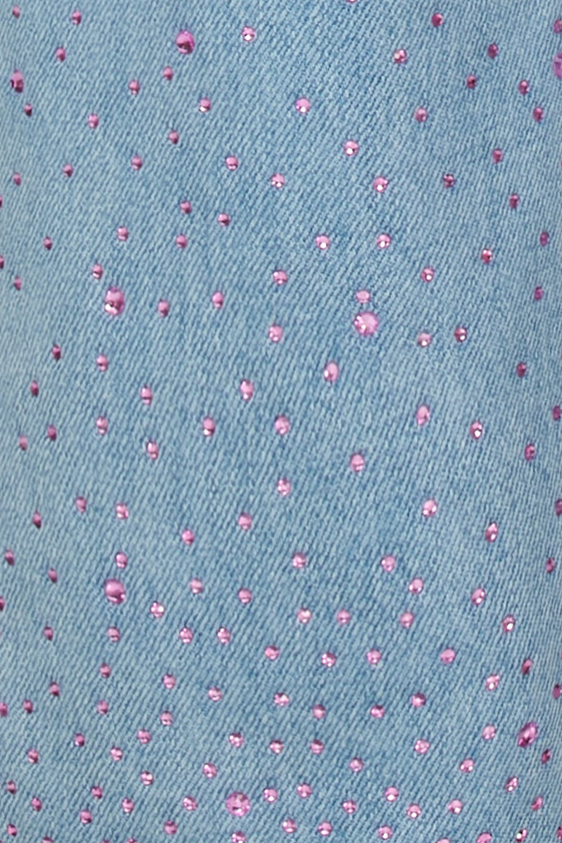 THE DETAILLED STRASS STONES JEANS