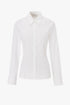 THE FITTED STRAP BLOUSE OFF WHITE women front view — KATE JUNE