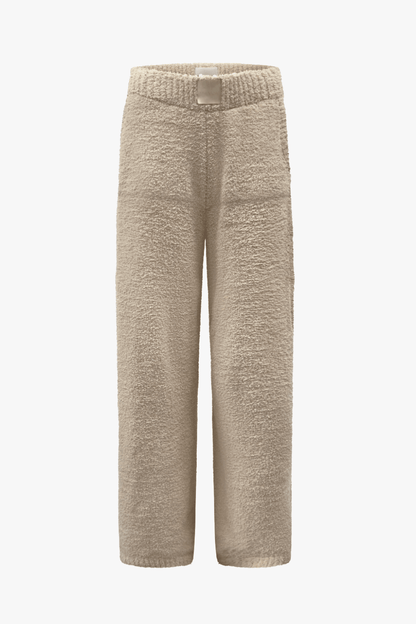 THE FLUFFY WIDE LEG PANTS SAND women — KATE JUNE