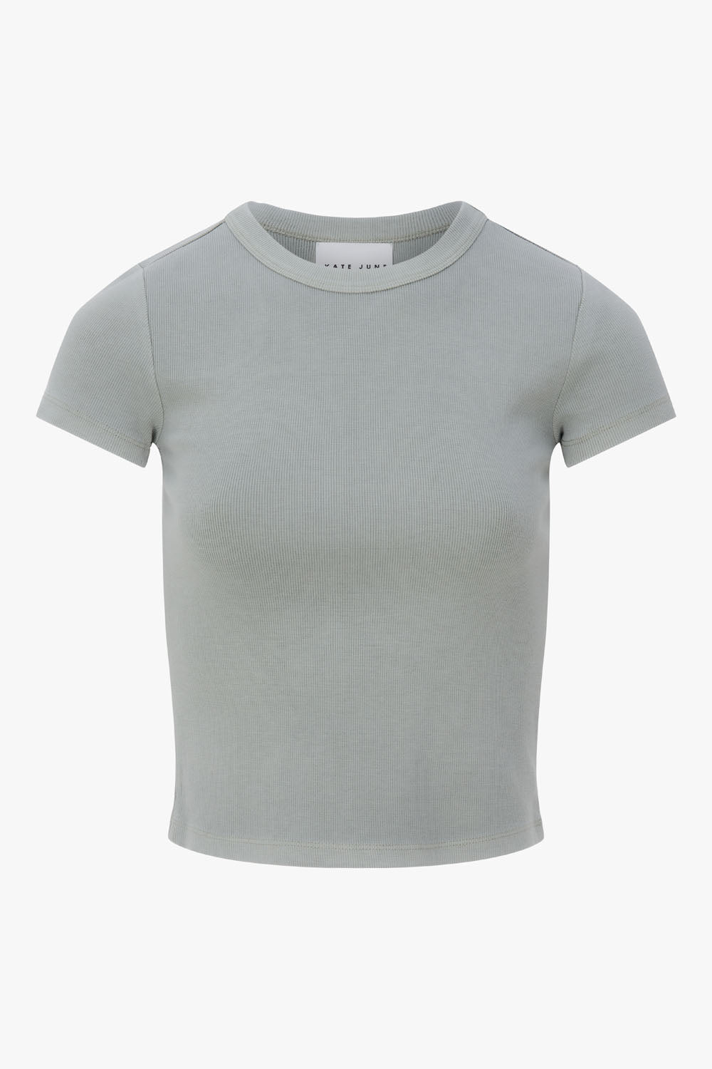 THE GARMENT DYED TEE GREEN women — KATE JUNE