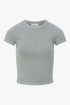 THE GARMENT DYED TEE GREEN women — KATE JUNE