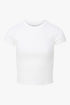 THE GARMENT DYED TEE OFF - WHITE women — KATE JUNE